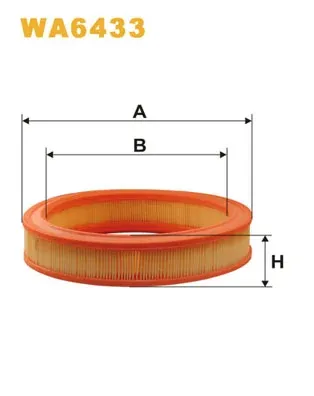 Filtro de aire WA6433 WIX