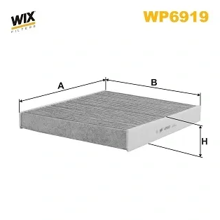 Filtro de habitáculo WP6919 WIX
