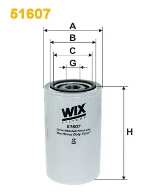 Filtro de aceite 51607 WIX