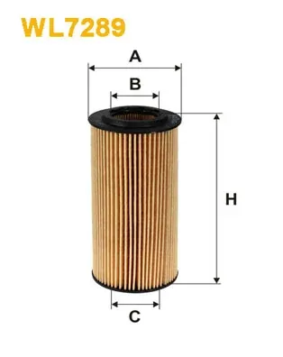 Filtro de aceite WL7289 WIX