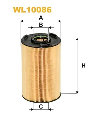 Filtro de aceite WL10086 WIX