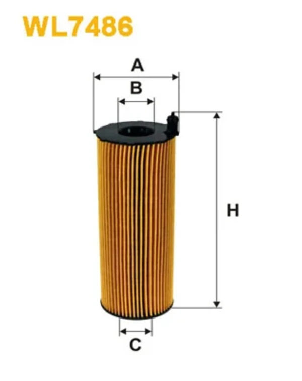 WL7486 WIX filtro de aceite