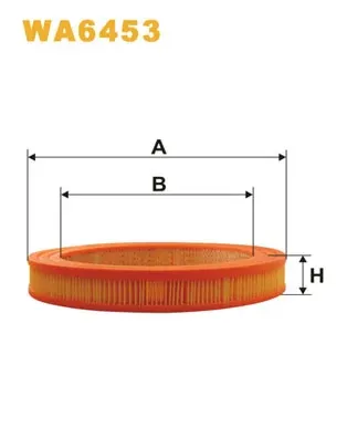Filtro de aire WA6453 WIX