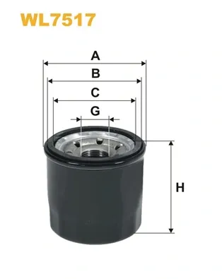 Filtro de aceite WL7517 WIX