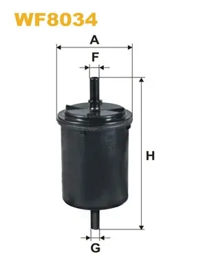 Filtro de combustible WF8034 WIX