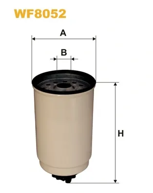 Filtro de combustible WF8052 WIX