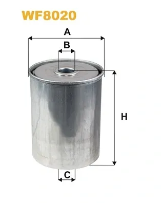 Filtro de combustible WF8020 WIX