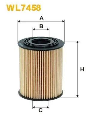 Filtro de aceite WL7458 WIX