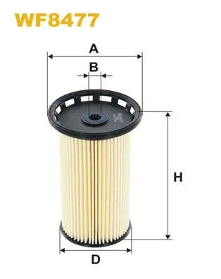 Filtro de combustible WF8477 WIX