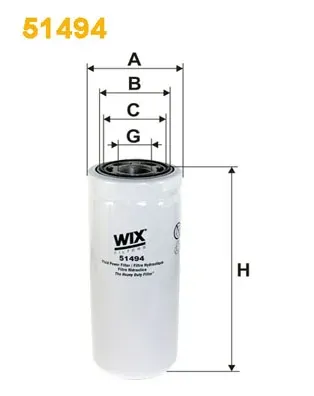 Filtro de transmisión automática 51494 WIX