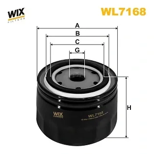 Filtro de aceite WL7168 WIX