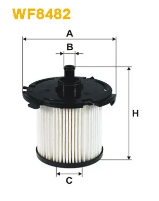 Filtro de combustible WF8482 WIX