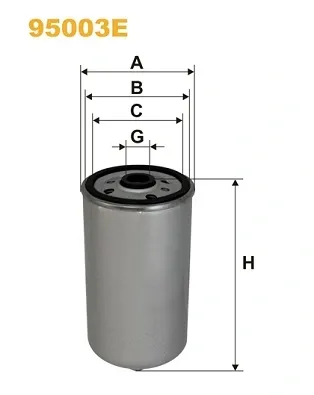 Filtro de combustible 95003E WIX