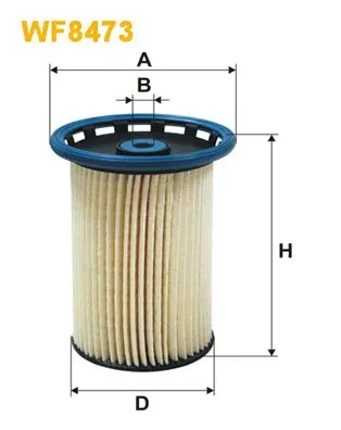 Filtro de combustible WF8473 WIX