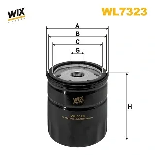 Filtro de aceite WL7323 WIX