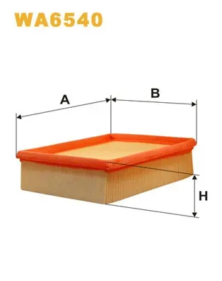 Filtro de aire WA6540 WIX
