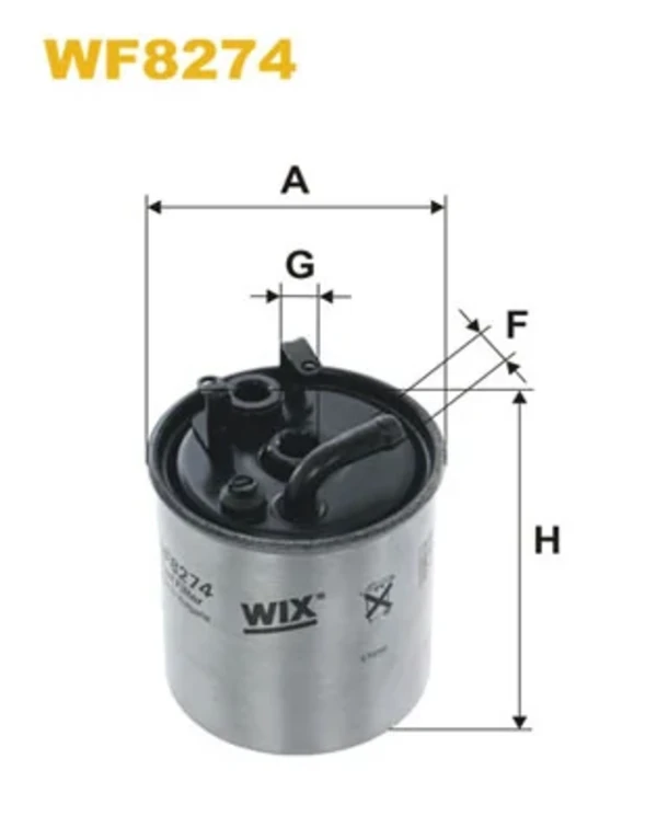 WF8274 WIX filtro combustible