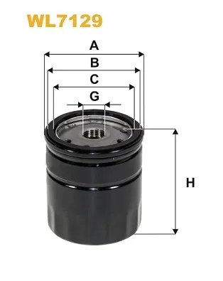 Filtro de aceite WL7129 WIX