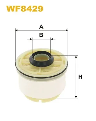 Filtro de combustible WF8429 WIX