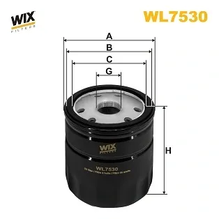 Filtro de aceite WL7530 WIX