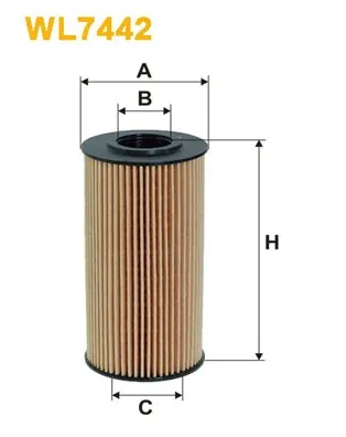 Filtro de aceite WL7442 WIX