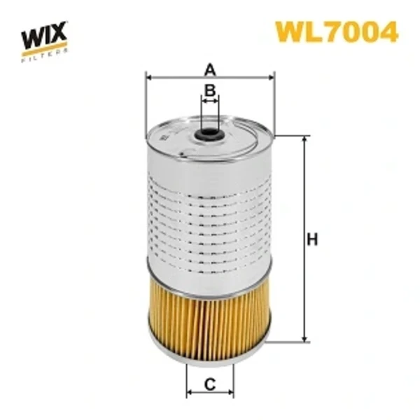 WL7004 WIX filtro de aceite