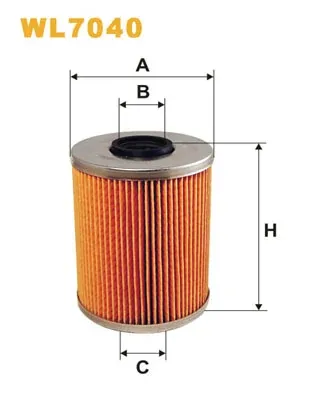 Filtro de aceite WL7040 WIX