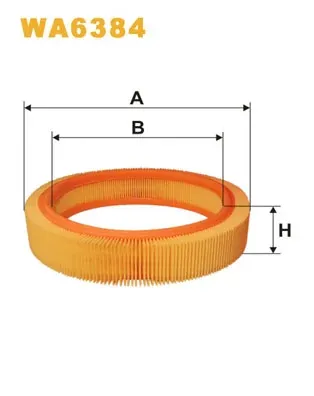 Filtro de aire WA6384 WIX