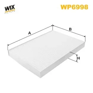 Filtro de habitáculo WP6998 WIX