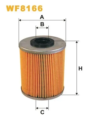 Filtro de combustible WF8166 WIX