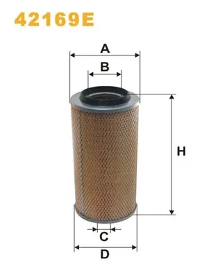 Filtro de aire 42169E WIX