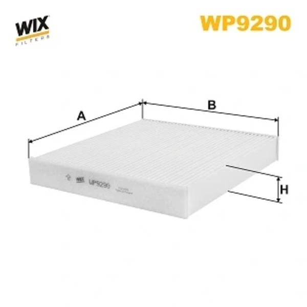 WP9290 WIX filtro de habitáculo