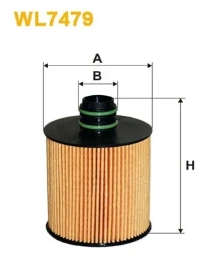 Filtro de aceite WL7479 WIX