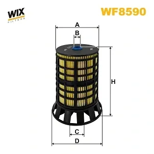 Filtro de combustible WF8590 WIX