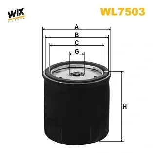 Filtro de aceite WL7503 WIX