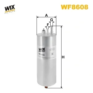 Filtro de combustible WF8608 WIX