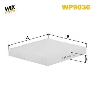 Filtro de habitáculo WP9036 WIX