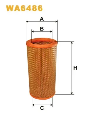 Filtro de aire WA6486 WIX