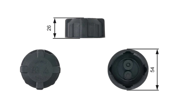 Tapón de expansión de refrigerante/anticongelante Fiat Fiorino PICK UP (146)