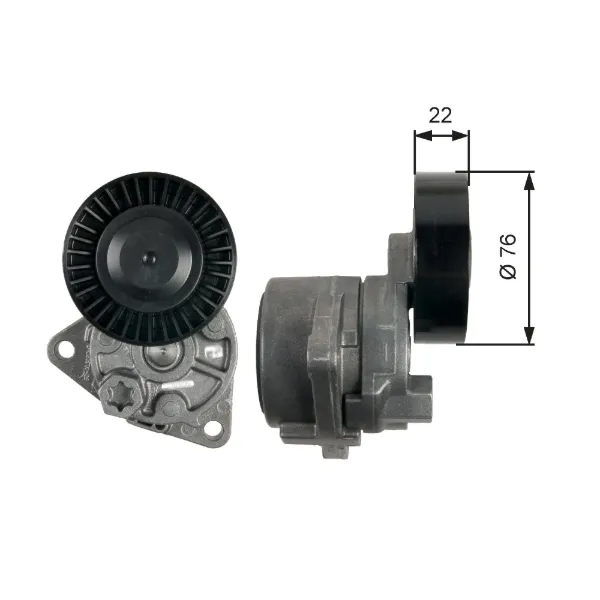 Tensor de correa poli V Hyundai Terracan HP