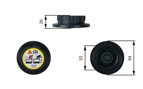 Tapón de expansión de refrigerante/anticongelante Land Rover Range Rover 3 (L322)