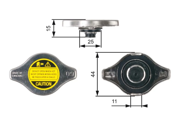 Tapa de radiador Toyota Corolla VERSO (E12J)