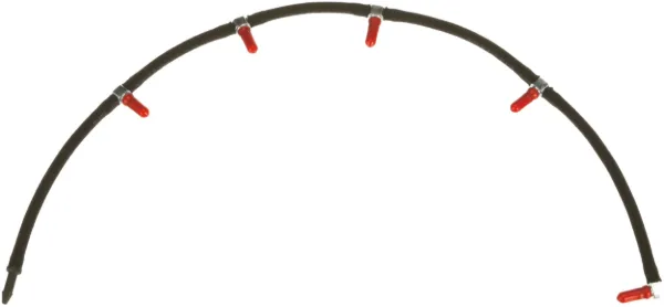 Tubería de retorno de combustible de los inyectores MFL1249 Gates