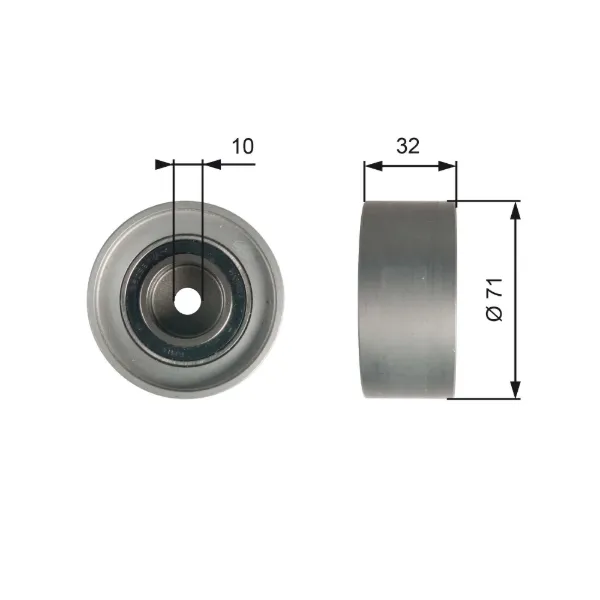 Polea correa distribución T42094 Gates