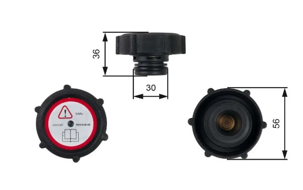 Tapón de expansión de refrigerante/anticongelante Ford Mondeo 3 (BWY)