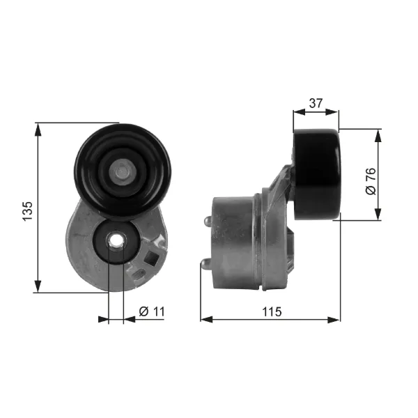 Tensor de correa poli V Ford Transit V