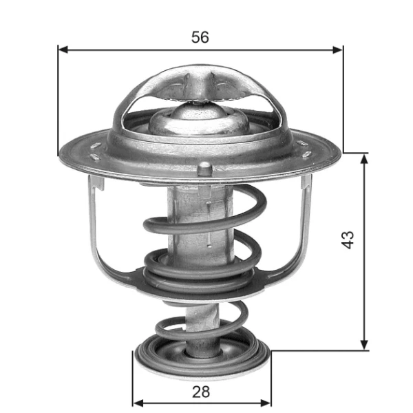 93180077 General Motors termostato, refrigerante