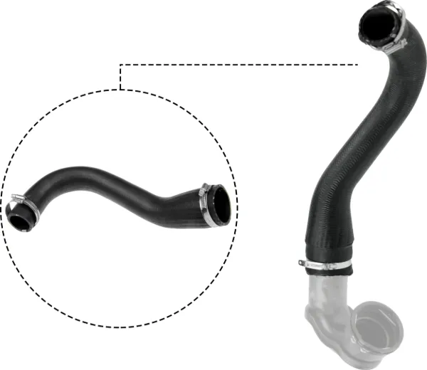 Tubo intercooler 090174 Gates