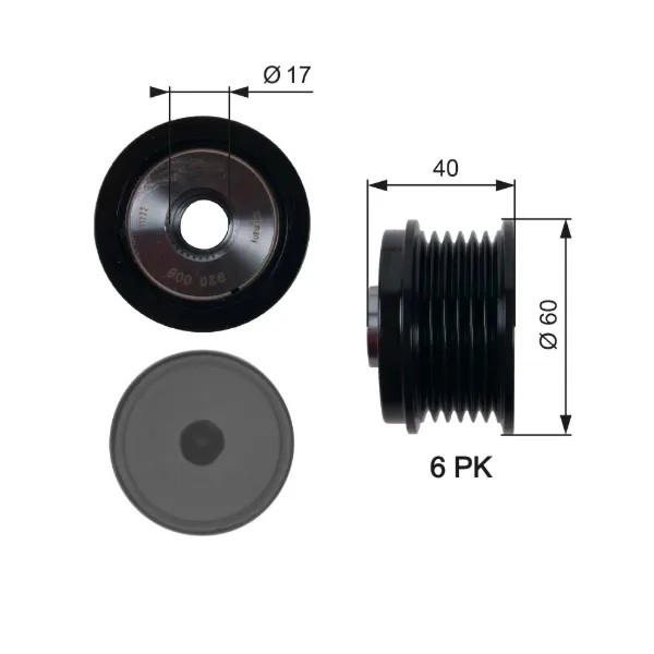 Polea alternador Ford C-Max Grand