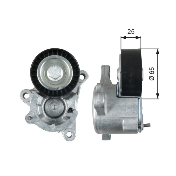 Tensor de correa poli V T39193 Gates